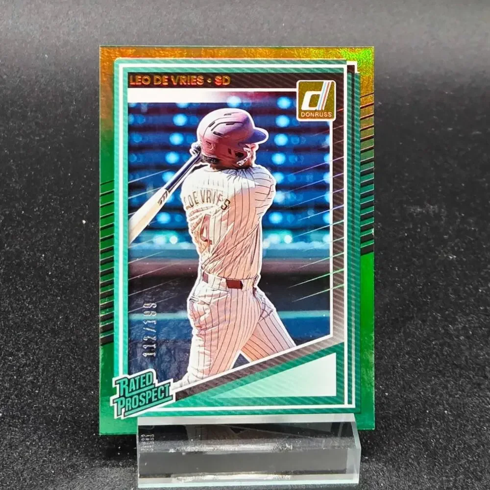 Leo De Vries Prizm Green /199 Diamond Marvels /99 RC Athletics Top Prospect